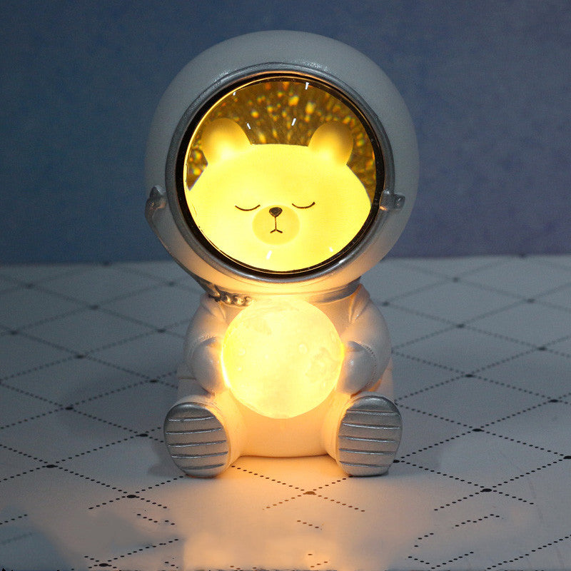 Starry sky animal atmosphere night light