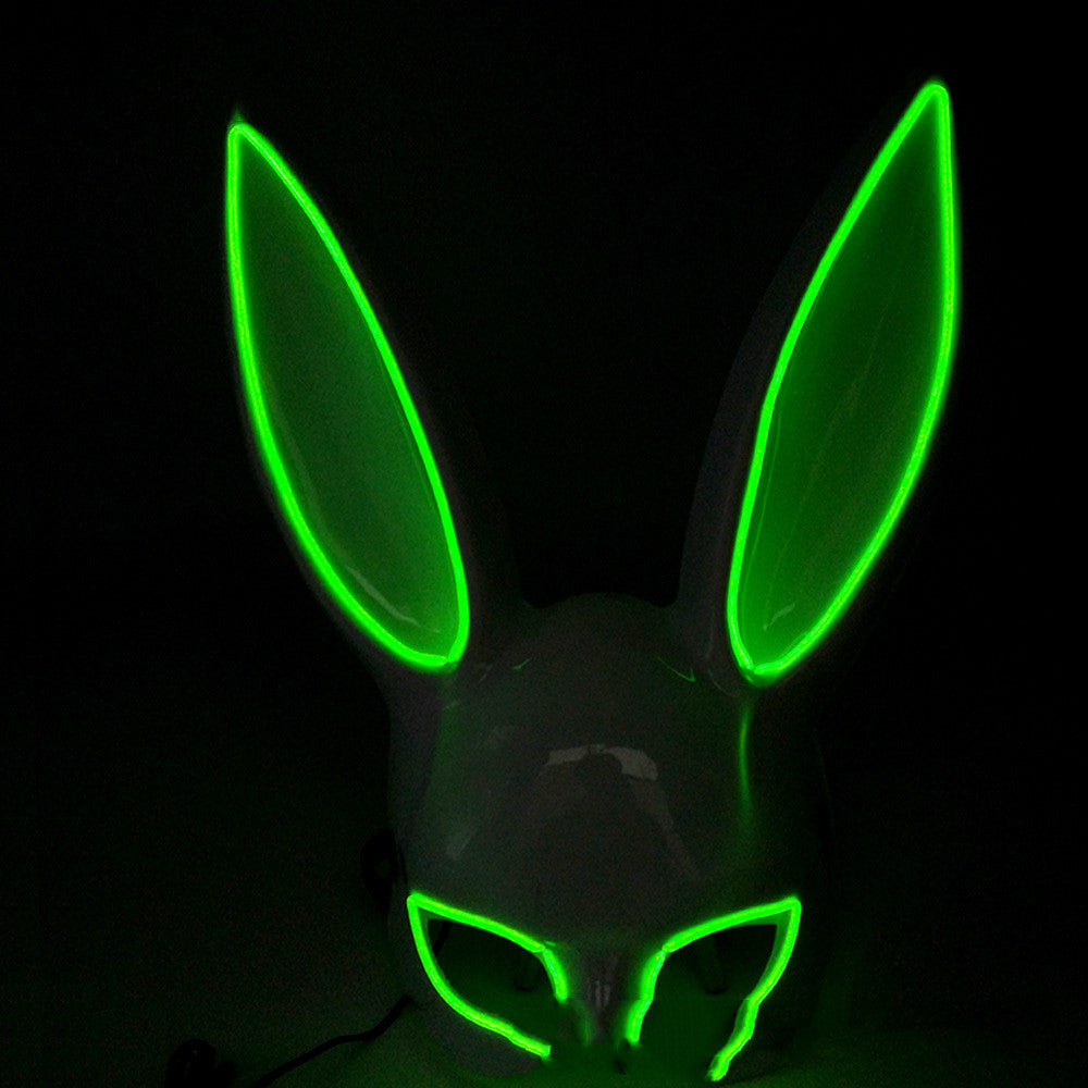 Rabbit half face glow mask