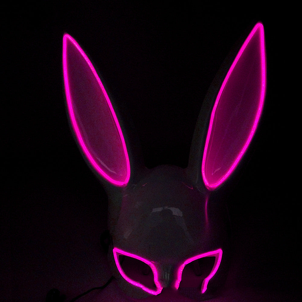 Rabbit half face glow mask