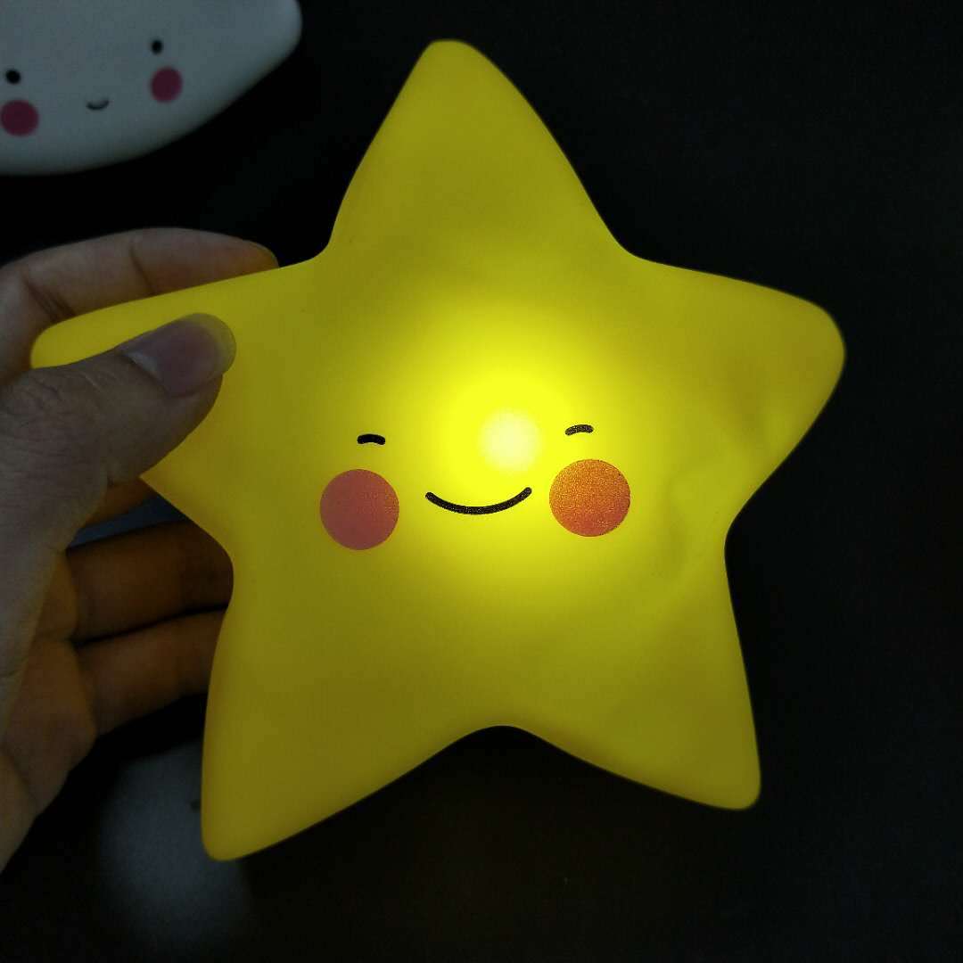 Luminous star cloud sun moon night lamp