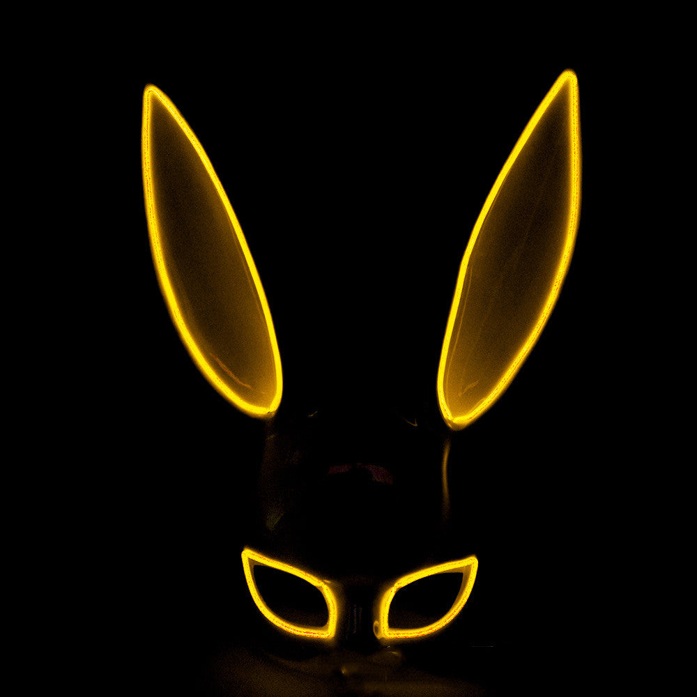 Rabbit half face glow mask