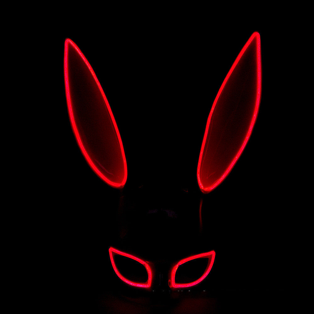 Rabbit half face glow mask