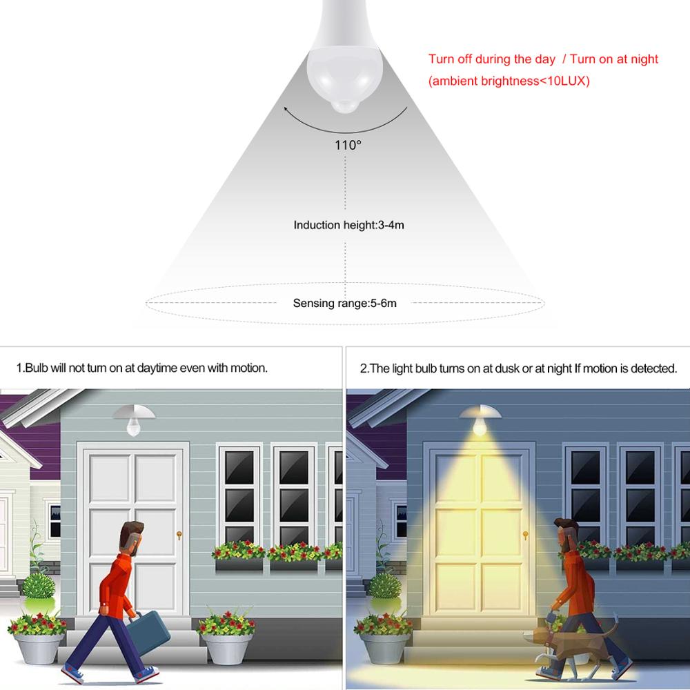 LED sound control light control bulb