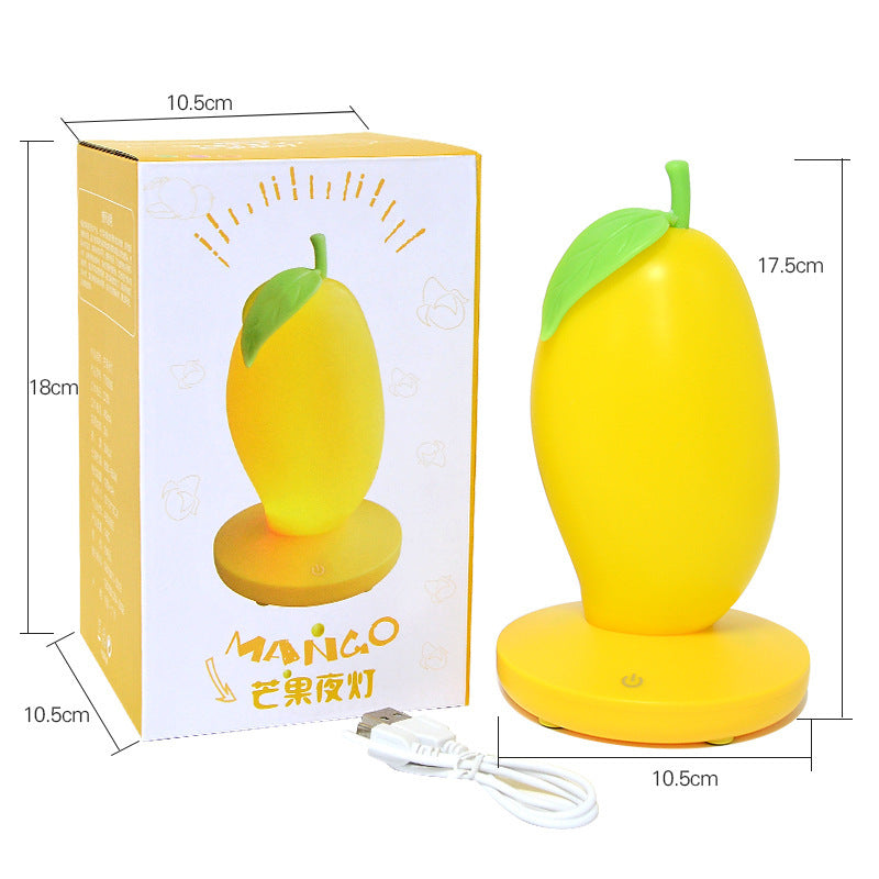 Touch Sensing Led Vinyl Fruit Light Usb Rechargeable Dimming