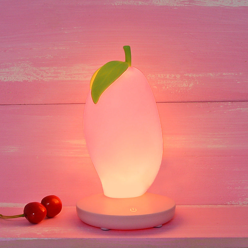 Touch Sensing Led Vinyl Fruit Light Usb Rechargeable Dimming