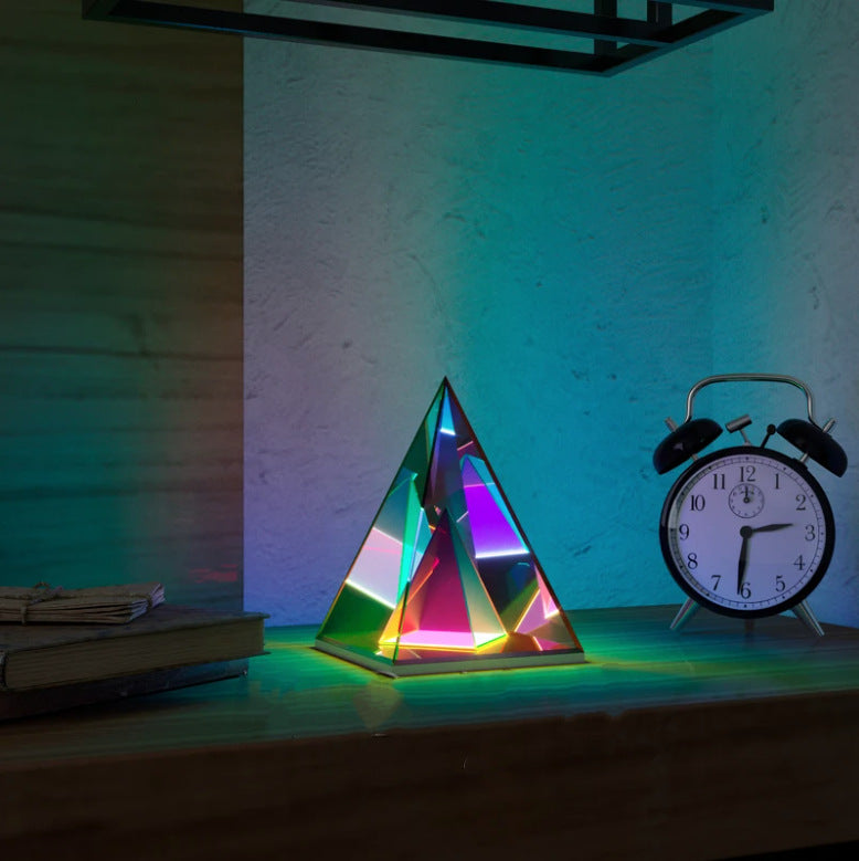 Creative Night Light Acrylic Cube LED Color Cube Box Atmosphere