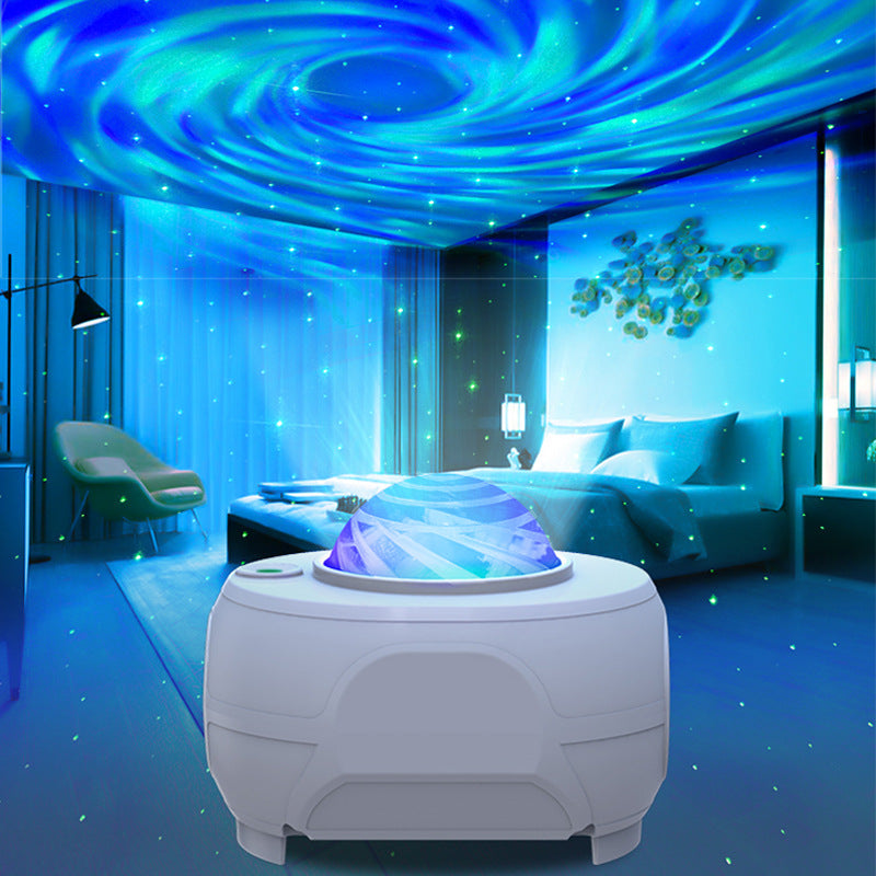 Swirl Moon Full Star Laser Atmosphere Nightlight