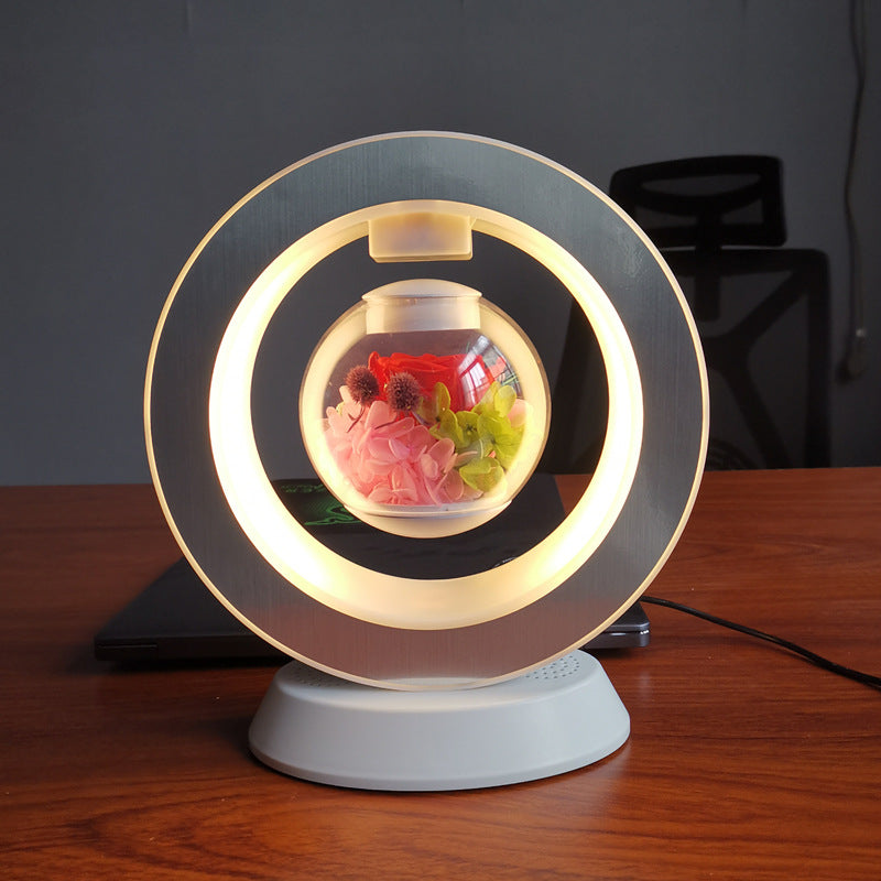 Magnetic Levitation Lamp Bluetooth Stereo