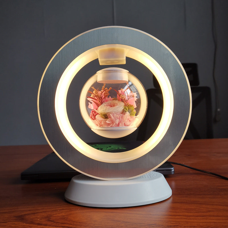 Magnetic Levitation Lamp Bluetooth Stereo