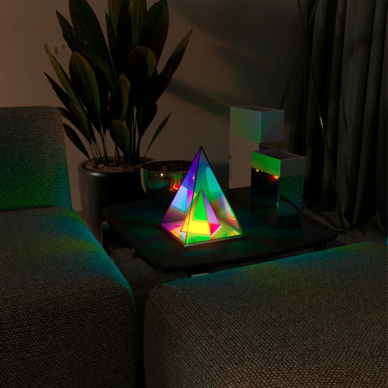 Creative Night Light Acrylic Cube LED Color Cube Box Atmosphere