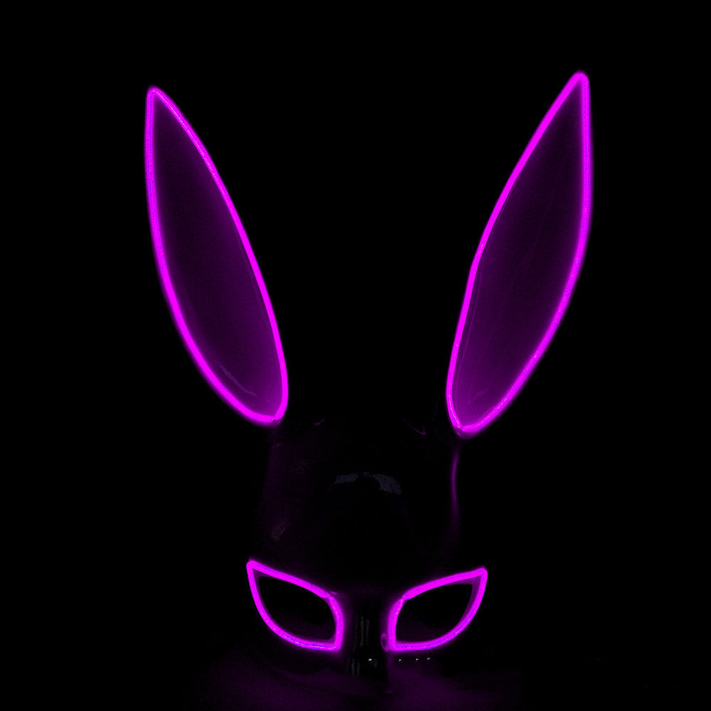 Rabbit half face glow mask