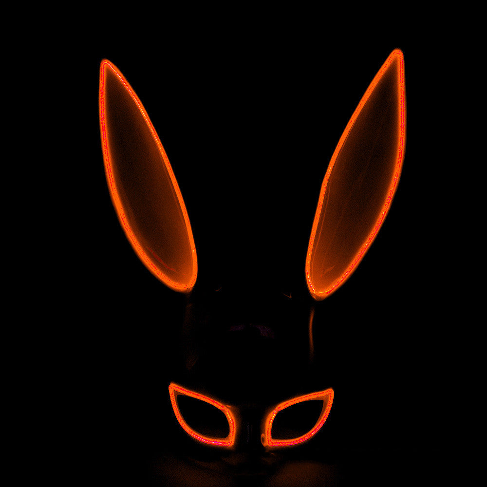 Rabbit half face glow mask