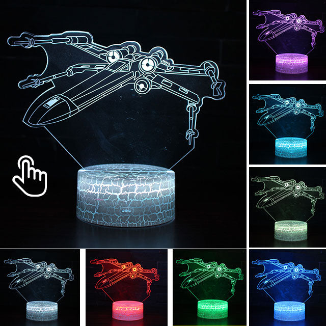 Acrylic 3D Illusion LED Lamp Colourful NightLight