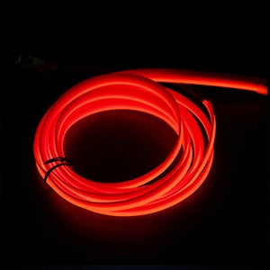 Car Interior Light Atmosphere Ambient Light Tube LED Strip Flexible Neon Lamp Glow String Light For Car Decoration interior part