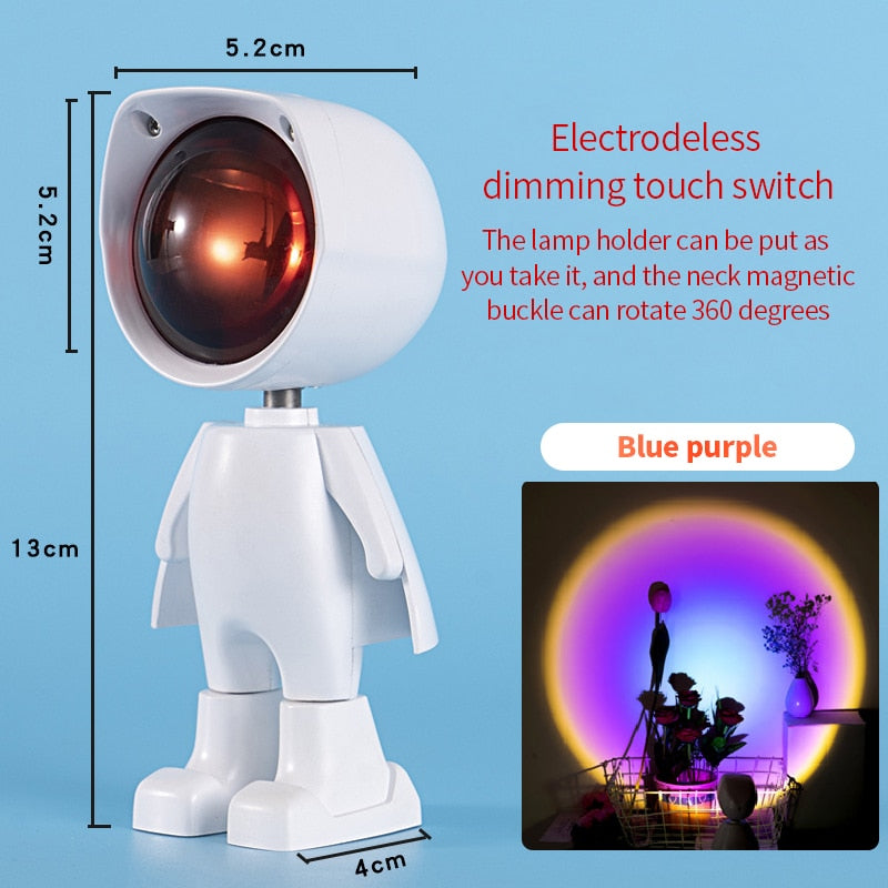 USB 360°sunset Projector Lamp