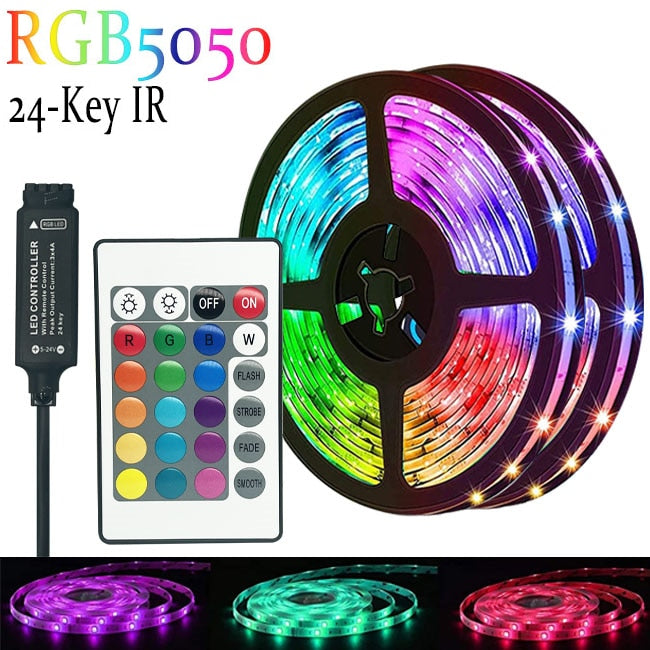 LED Strip 1m-30m RGBIC WS2812b Bluetooth App Control