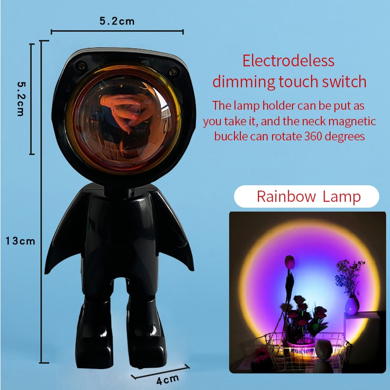 USB 360°sunset Projector Lamp