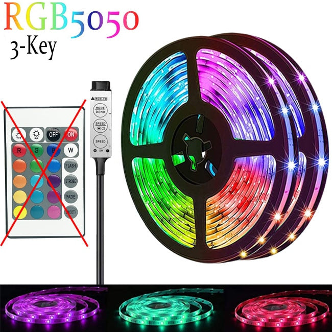 LED Strip 1m-30m RGBIC WS2812b Bluetooth App Control