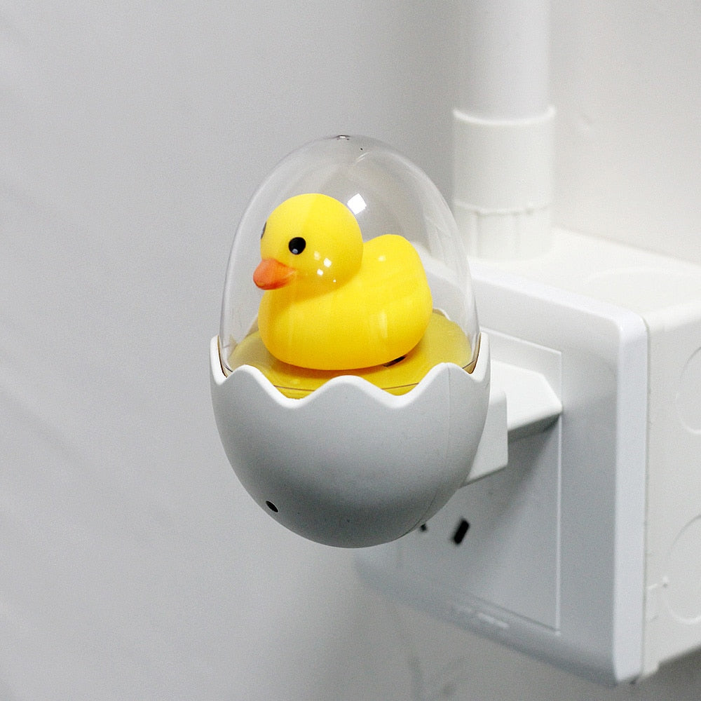 Yellow Egg Duck LED Night Light AC 220V with Remote Control Light Sensor