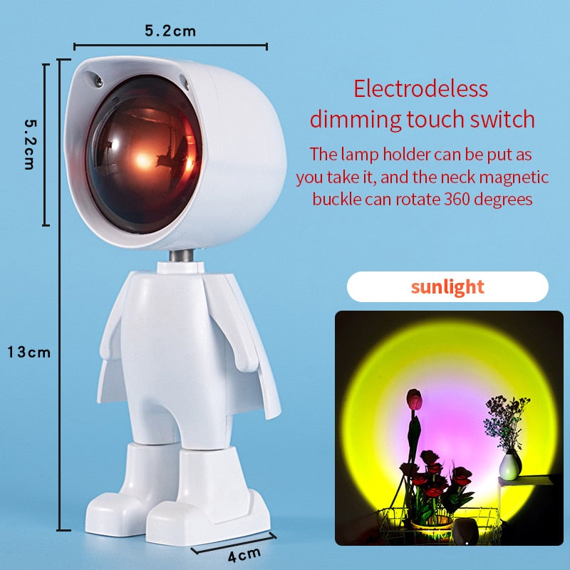 USB 360°sunset Projector Lamp