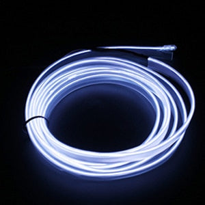 Car Interior Light Atmosphere Ambient Light Tube LED Strip Flexible Neon Lamp Glow String Light For Car Decoration interior part