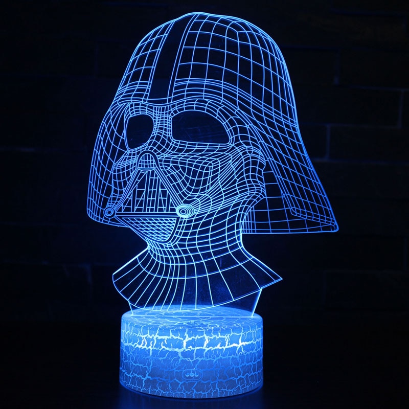 Acrylic 3D Illusion LED Lamp Colourful NightLight