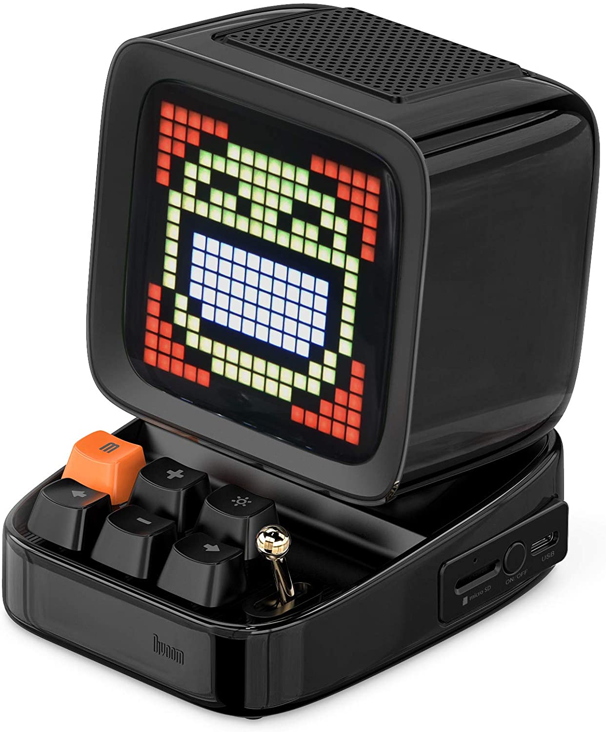 Retro Pixel Art Game speakers audio system sound with 16X16 LED Display Board