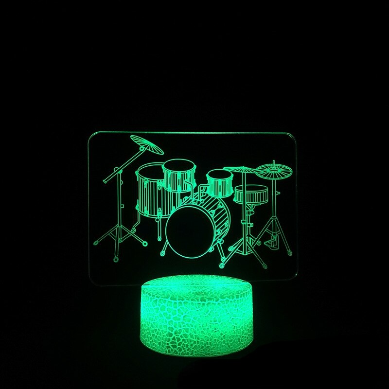 3D Instrument/Music Illusion Lamp Led Night