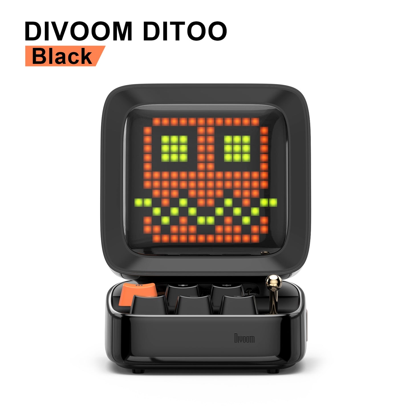 Divoom Ditoo-Pro Retro Pixel Art Bluetooth Portable Speaker Alarm Clock DIY LED Display Board