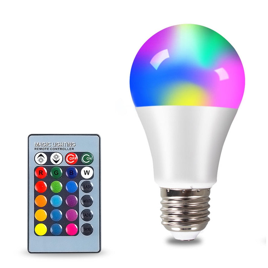 E27 LED RGB Lamp Spotlight Bulb