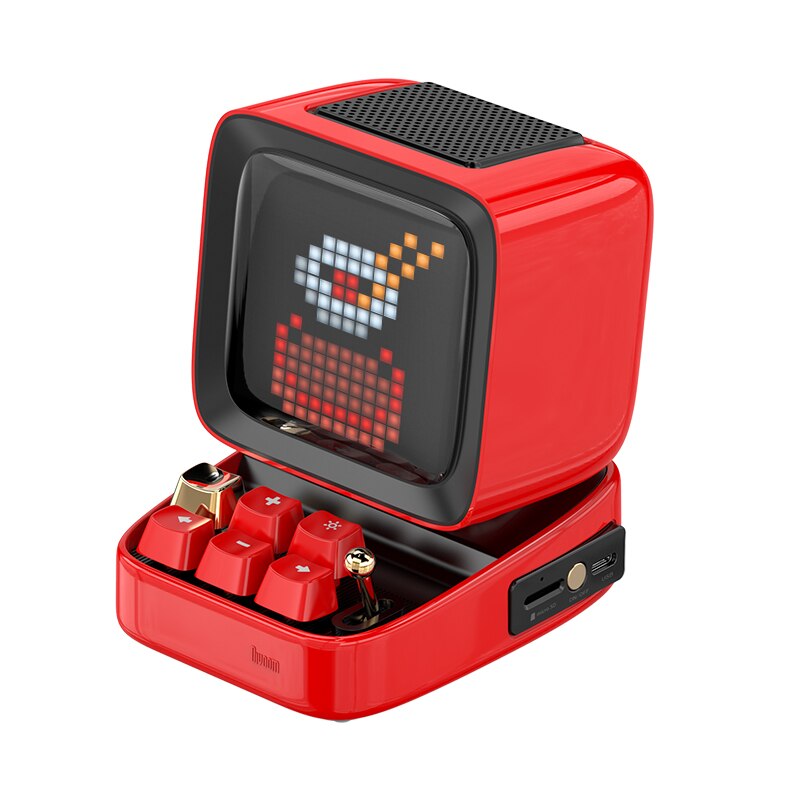 Retro Pixel Art Game speakers audio system sound with 16X16 LED Display Board