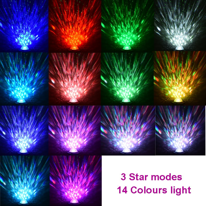 LED Star Galaxy Projector Starry Sky Night Light Built-in Bluetooth-Speaker For Home Bedroom Decoration Kids Valentine&#39;s Daygift