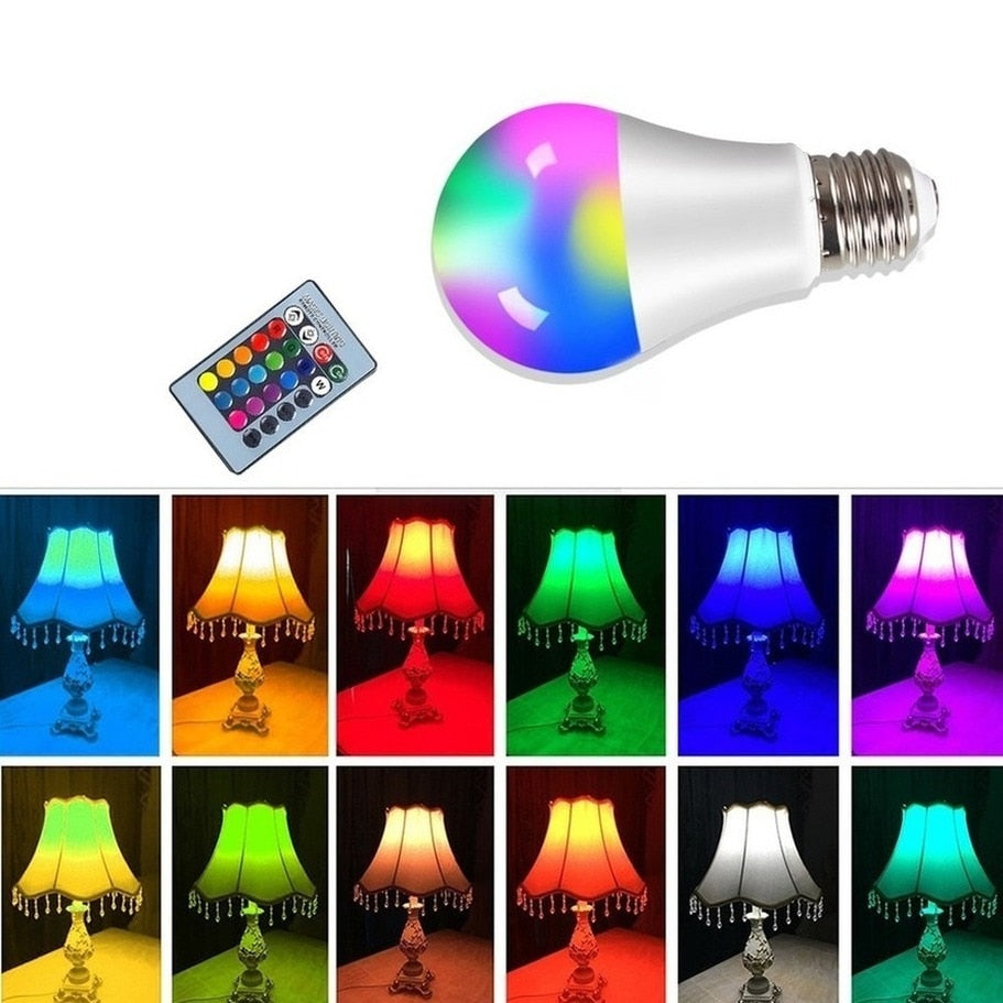 E27 LED RGB Lamp Spotlight Bulb