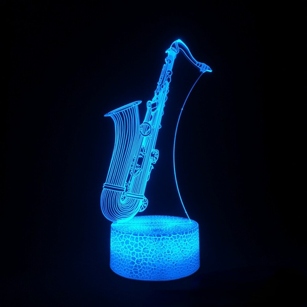 3D Instrument/Music Illusion Lamp Led Night