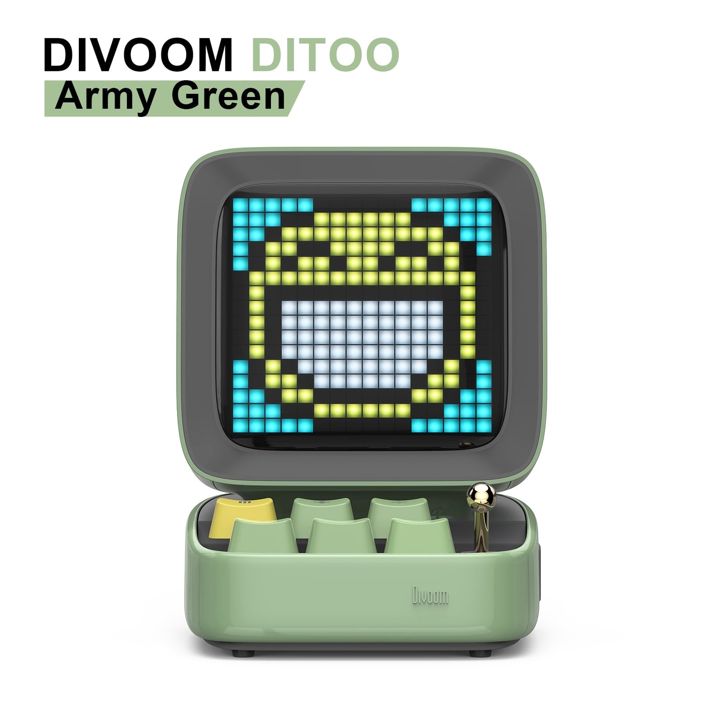 Divoom Ditoo-Pro Retro Pixel Art Bluetooth Portable Speaker Alarm Clock DIY LED Display Board