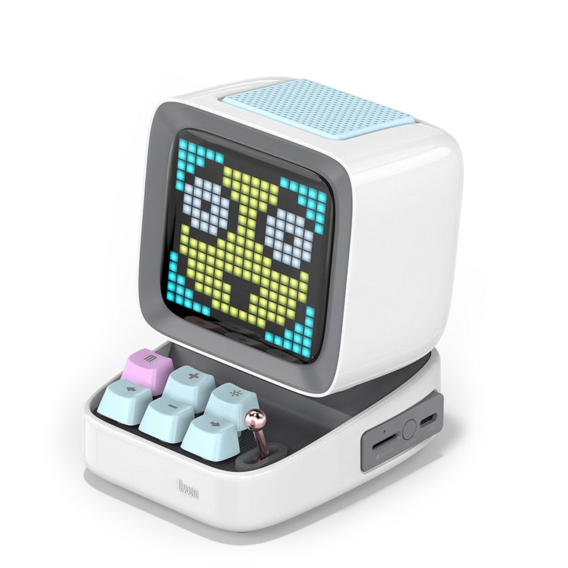 Retro Pixel Art Game speakers audio system sound with 16X16 LED Display Board