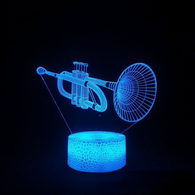 3D Instrument/Music Illusion Lamp Led Night