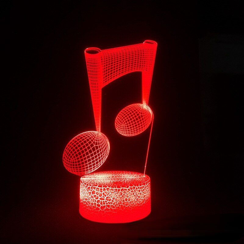 3D Instrument/Music Illusion Lamp Led Night