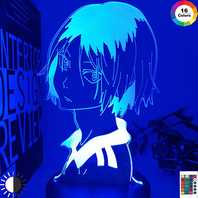 Haikyu!! 3D Led Night Light Anime Kozume Kenma Lamp for Bedroom Decor Nightlight Kids Children Birthday Gift Haikyuu Kenma Light