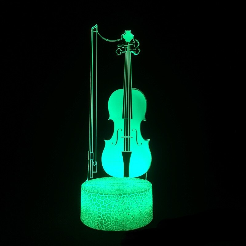 3D Instrument/Music Illusion Lamp Led Night