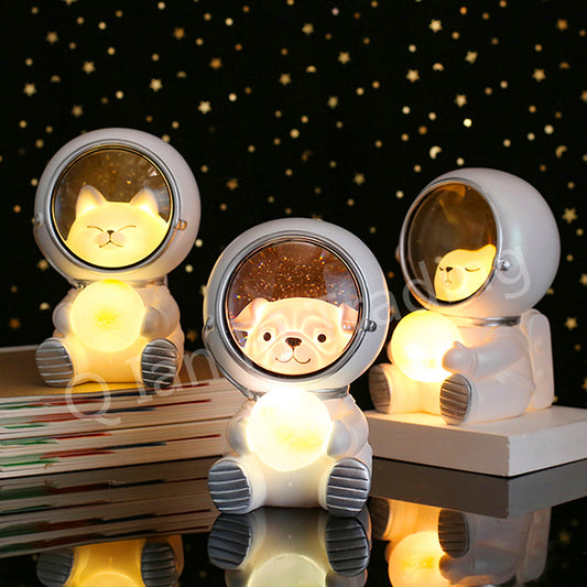 Starry sky animal atmosphere night light