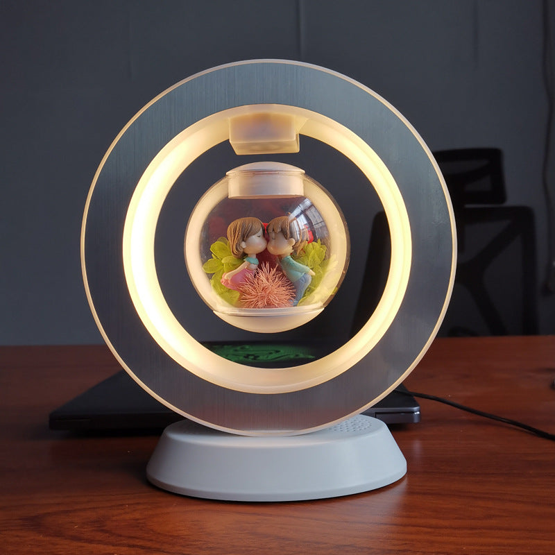 Magnetic Levitation Lamp Bluetooth Stereo